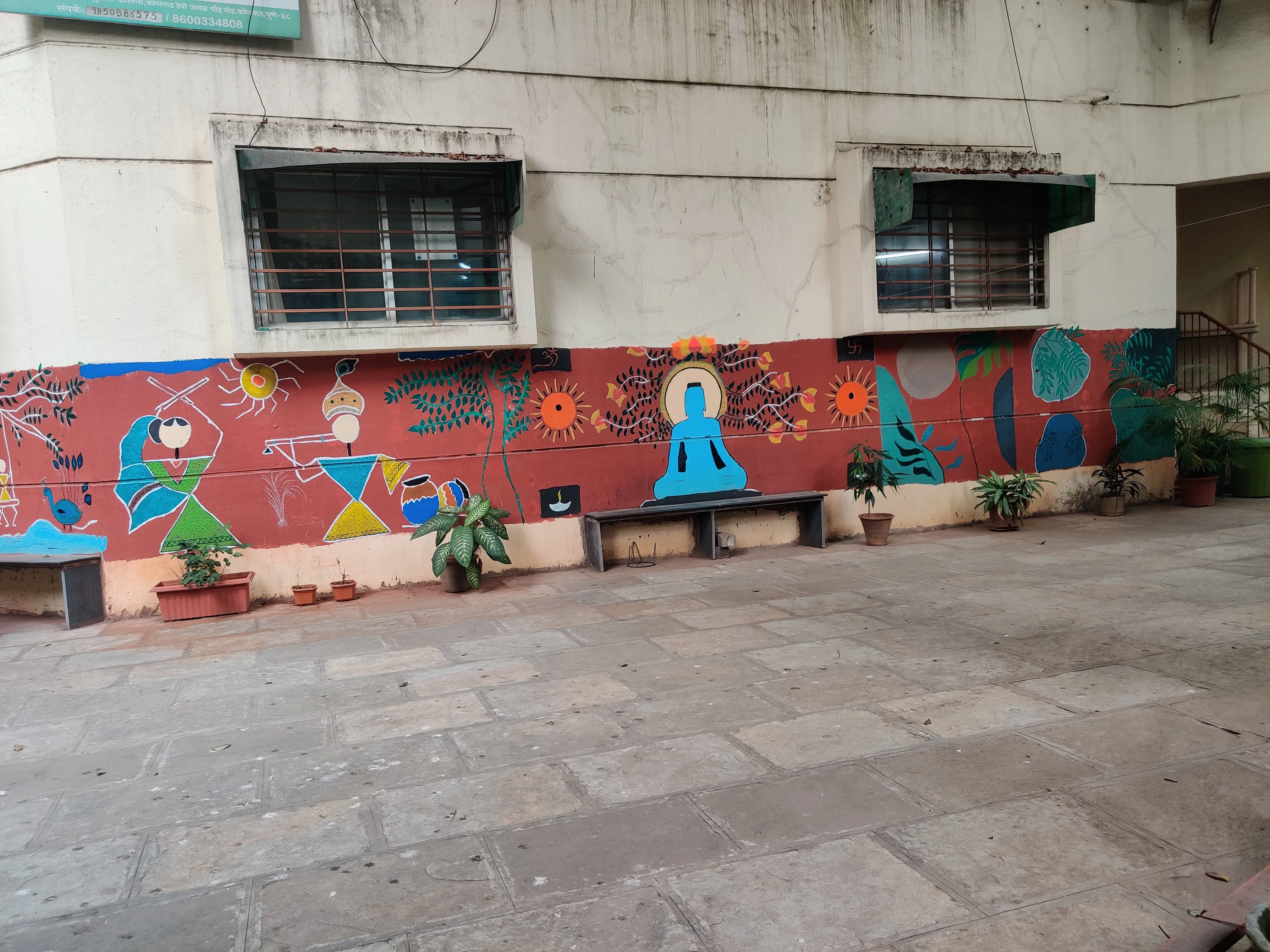 Comfortable resting area and amenities for seniors